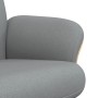 Sillón reclinable con reposapiés tela gris claro de , Sillones - Ref: Foro24-356530, Precio: 213,99 €, Descuento: %