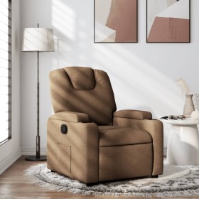 Brown Fabric Recliner by , Armchairs - Ref: Foro24-372369, Price: 218,28 €, Discount: %