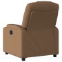 Sillón reclinable de tela marrón de , Sillones - Ref: Foro24-372369, Precio: 221,62 €, Descuento: %