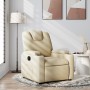 Cream Fabric Recliner by , Armchairs - Ref: Foro24-372374, Price: 226,86 €, Discount: %