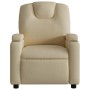 Sillón reclinable de tela crema de , Sillones - Ref: Foro24-372374, Precio: 226,86 €, Descuento: %