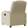 Sillón reclinable de tela crema de , Sillones - Ref: Foro24-372374, Precio: 226,86 €, Descuento: %