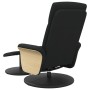 Sillón reclinable con reposapiés tela negro de , Sillones - Ref: Foro24-356532, Precio: 172,47 €, Descuento: %