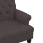 Bench with dark brown fabric backrest 120x62x75.5 cm by , Banks - Ref: Foro24-372123, Price: 173,16 €, Discount: %