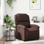 Brown Faux Leather Recliner by , Armchairs - Ref: Foro24-371777, Price: 219,31 €, Discount: %