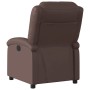 Sillón reclinable de cuero sintético marrón de , Sillones - Ref: Foro24-371777, Precio: 219,99 €, Descuento: %