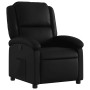 Sillón reclinable de cuero sintético negro de , Sillones - Ref: Foro24-371775, Precio: 235,32 €, Descuento: %