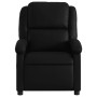 Sillón reclinable de cuero sintético negro de , Sillones - Ref: Foro24-371775, Precio: 235,32 €, Descuento: %