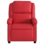 Sillón reclinable de cuero sintético rojo de , Sillones - Ref: Foro24-371780, Precio: 219,14 €, Descuento: %