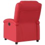 Sillón reclinable de cuero sintético rojo de , Sillones - Ref: Foro24-371780, Precio: 219,14 €, Descuento: %