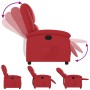 Red Faux Leather Recliner by , Armchairs - Ref: Foro24-371780, Price: 219,99 €, Discount: %