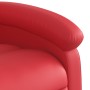 Sillón reclinable de cuero sintético rojo de , Sillones - Ref: Foro24-371780, Precio: 219,14 €, Descuento: %