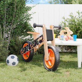 Orange print children's balance bike by , Pedal or push vehicles - Ref: Foro24-358362, Price: 48,99 €, Discount: %