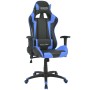 Silla de escritorio reclinable Racing de cuero artificial azul de vidaXL, Sillas de oficina - Ref: Foro24-20171, Precio: 154,...