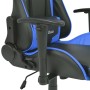 Silla de escritorio reclinable Racing de cuero artificial azul de vidaXL, Sillas de oficina - Ref: Foro24-20171, Precio: 154,...