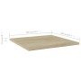 Shelf shelf 4 pcs Sonoma oak plywood 40x40x1.5cm by , Shelves - Ref: Foro24-805176, Price: 26,99 €, Discount: %