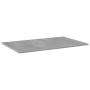 Concrete gray plywood shelf 4 units 80x50x1.5cm by , Shelves - Ref: Foro24-805354, Price: 45,63 €, Discount: %