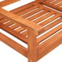 2 seater garden bench solid eucalyptus wood and cushion 120 cm by , garden benches - Ref: Foro24-3060985, Price: 188,25 €, Di...