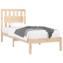 Estructura de cama madera maciza de pino 90x190 cm de , Camas y somieres - Ref: Foro24-3103898, Precio: 86,91 €, Descuento: %