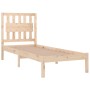 Estructura de cama madera maciza de pino 90x190 cm de , Camas y somieres - Ref: Foro24-3103898, Precio: 86,91 €, Descuento: %