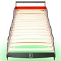 Children's bed in the shape of a racing car and LED 90x200 cm red by vidaXL, Cribs and beds for children - Ref: Foro24-243936...