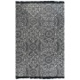 Alfombra de algodón Kilim 120x180 cm estampado gris de vidaXL, Alfombras - Ref: Foro24-246553, Precio: 35,09 €, Descuento: %