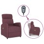 Purple fabric elevating massage chair by , Electric massage chairs - Ref: Foro24-3120433, Price: 291,37 €, Discount: %