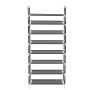 Shoe rack with 8 metal shelves and black non-woven textile by vidaXL, Shoe racks and shoe organizers - Ref: Foro24-245629, Pr...