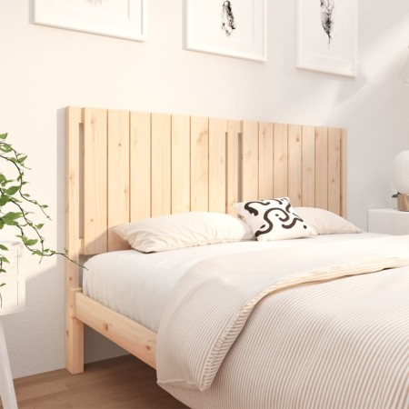 Solid pine wood bed headboard 165.5x4x100 cm by , Headboards and footboards - Ref: Foro24-818880, Price: 65,26 €, Discount: %