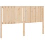 Solid pine wood bed headboard 165.5x4x100 cm by , Headboards and footboards - Ref: Foro24-818880, Price: 65,26 €, Discount: %