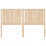 Solid pine wood bed headboard 165.5x4x100 cm by , Headboards and footboards - Ref: Foro24-818880, Price: 65,26 €, Discount: %