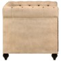 Sillón Chesterfield de cuero auténtico marrón de , Sillones - Ref: Foro24-283753, Precio: 285,77 €, Descuento: %