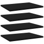 Shelf shelves 4 pcs black plywood 40x30x1.5 cm by , Shelves - Ref: Foro24-805156, Price: 32,14 €, Discount: %