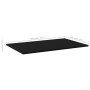 Shelf shelves 4 pcs black plywood 80x50x1.5 cm by , Shelves - Ref: Foro24-805348, Price: 48,99 €, Discount: %