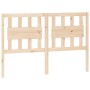 Solid pine wood bed headboard 140.5x4x100 cm by , Headboards and footboards - Ref: Foro24-818565, Price: 63,99 €, Discount: %