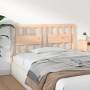 Solid pine wood bed headboard 140.5x4x100 cm by , Headboards and footboards - Ref: Foro24-818565, Price: 63,99 €, Discount: %