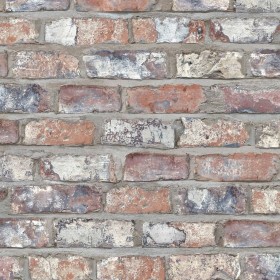 DUTCH WALLCOVERINGS Multicolor brick design wallpaper EW3103 by DUTCH WALLCOVERINGS, Painted paper - Ref: Foro24-422379, Pric...