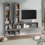 TV wall cabinet sonoma gray plywood by , TV Furniture - Ref: Foro24-3114572, Price: 219,99 €, Discount: %