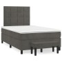 Cama box spring con colchón terciopelo gris oscuro 120x200 cm de , Camas y somieres - Ref: Foro24-3137834, Precio: 455,32 €, ...