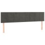 Cama box spring con colchón terciopelo gris oscuro 200x200 cm de , Camas y somieres - Ref: Foro24-3141324, Precio: 600,03 €, ...