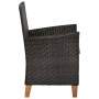 Garden chairs with cushions 2 units brown synthetic rattan by vidaXL, Garden chairs - Ref: Foro24-44099, Price: 270,73 €, Dis...