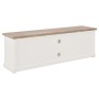 Mueble para el televisor de madera blanco 120x30x40 cm de , Muebles TV - Ref: Foro24-249884, Precio: 224,99 €, Descuento: %