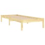 Estructura de cama madera maciza 90x190 cm de , Camas y somieres - Ref: Foro24-809982, Precio: 57,50 €, Descuento: %