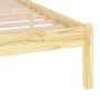 Solid wood bed frame 90x190 cm by , Beds and slatted bases - Ref: Foro24-809982, Price: 58,88 €, Discount: %