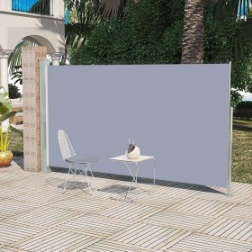 Garden or terrace side awning 160x300 cm gray by , Umbrellas - Ref: Foro24-41546, Price: 103,99 €, Discount: %