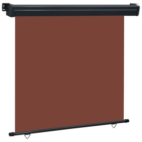 Brown balcony side awning 160x250 cm by , Umbrellas - Ref: Foro24-48435, Price: 83,94 €, Discount: %