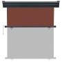 Brown balcony side awning 160x250 cm by , Umbrellas - Ref: Foro24-48435, Price: 83,61 €, Discount: %