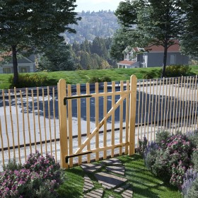 Hazelnut wood fence gate 100x120cm by vidaXL, garden gates - Ref: Foro24-142592, Price: 83,99 €, Discount: %