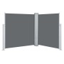 Toldo lateral retráctil gris antracita 140x600 cm de , Sombrillas - Ref: Foro24-48456, Precio: 117,39 €, Descuento: %