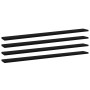 Shelf shelf 4 pcs black plywood 100x10x1.5 cm by , Shelves - Ref: Foro24-805364, Price: 23,84 €, Discount: %